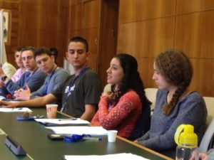 ATID students at a session at the Jewish Agency in Jerusalem